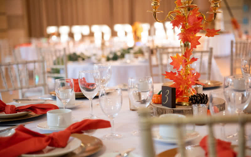 Reception Ideas for an Autumnal Wedding at The Warren